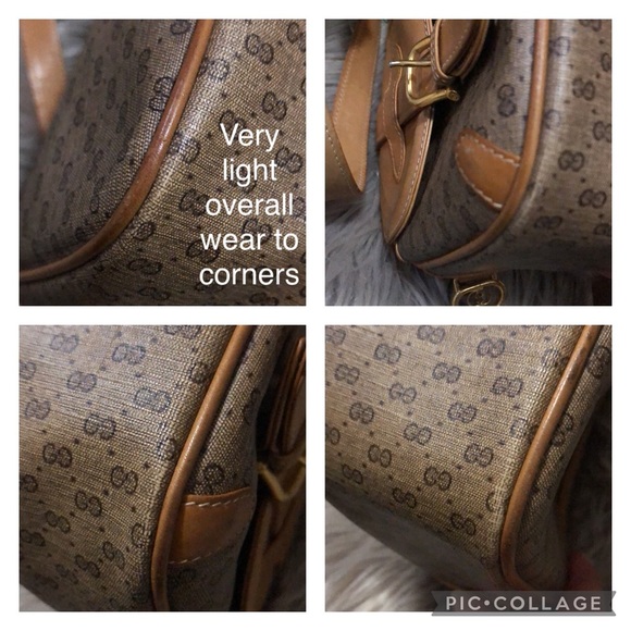 Vintage(80’s)Gucci-Micro Double G-Adj. Strap - Picture 14 of 17